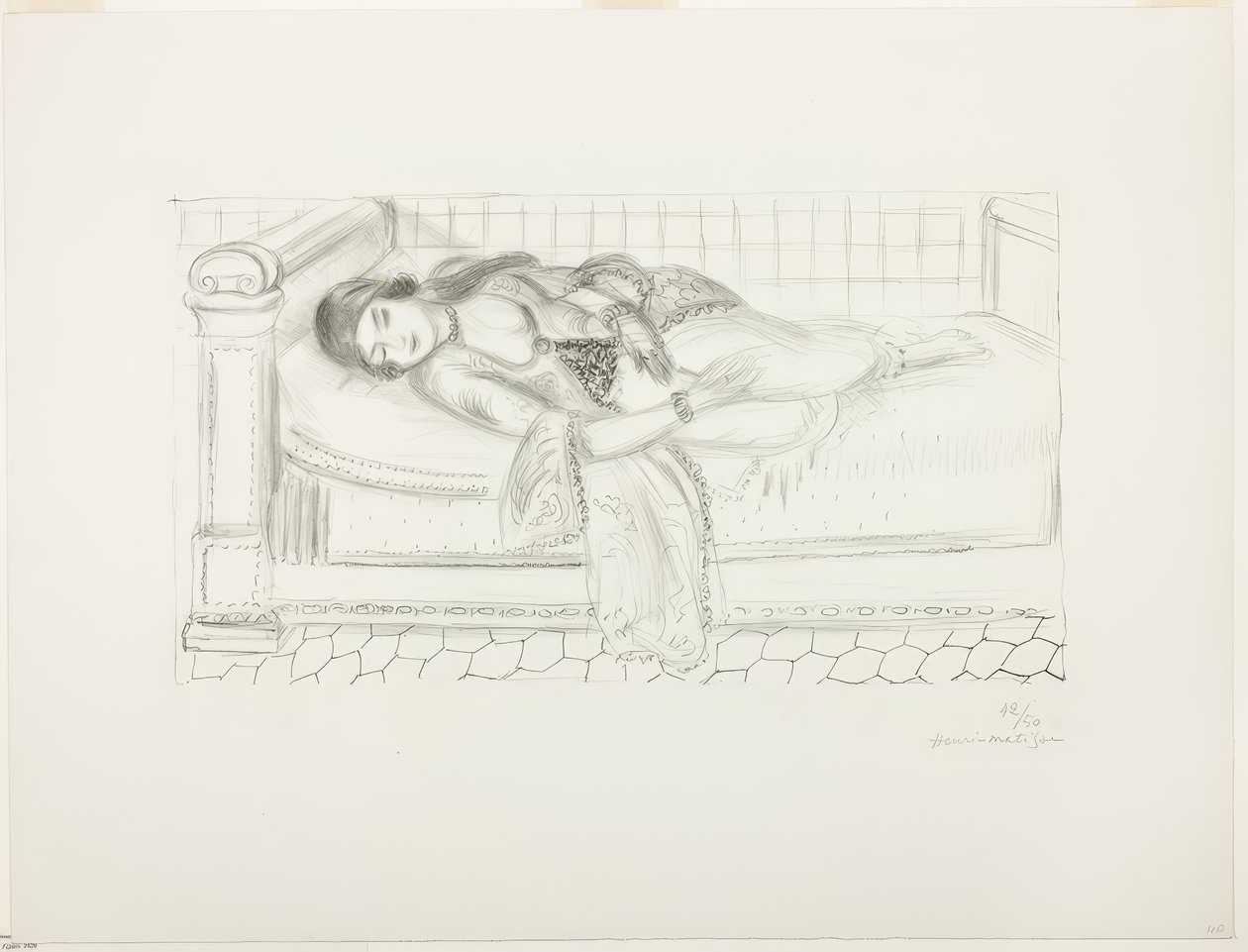 Fekvő alak alkotó: Henri Matisse