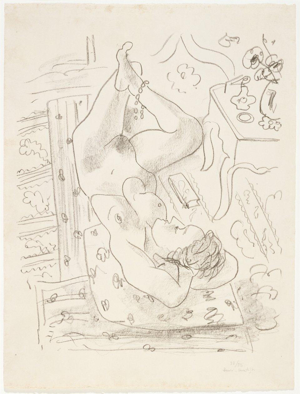 Fekvő akt alkotó: Henri Matisse