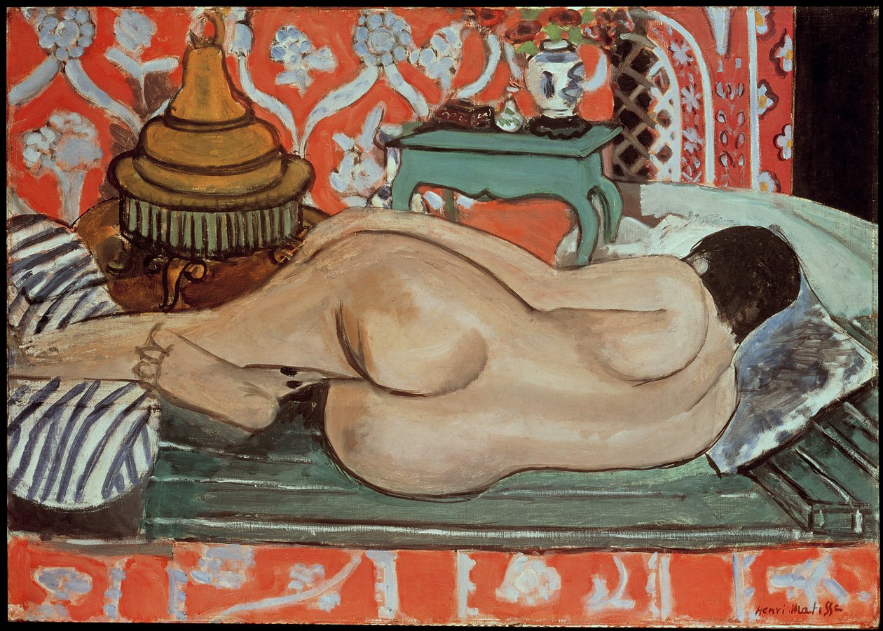 Fekvő akt, hátul alkotó: Henri Matisse