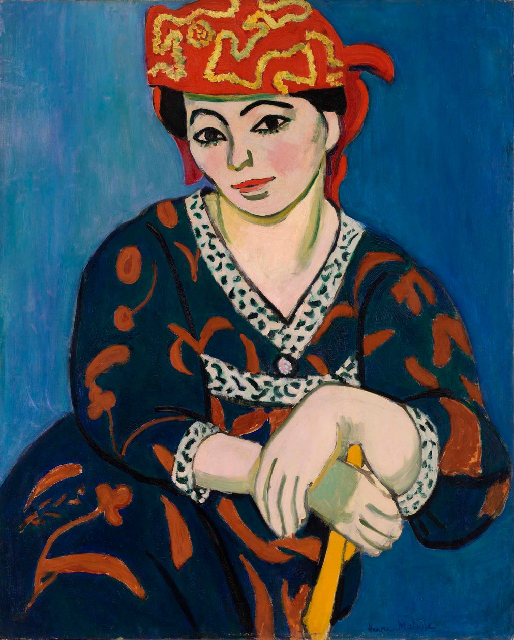 Vörös madras fejdísz (Le Madras rouge) alkotó: Henri Matisse
