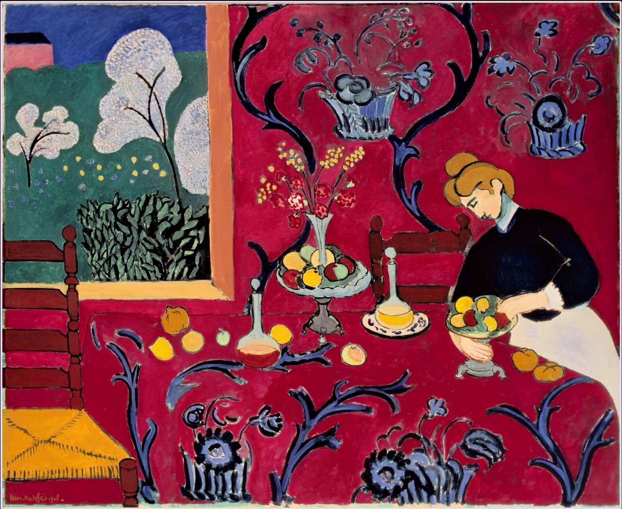 Vörös szoba (Harmónia vörösben) alkotó: Henri Matisse
