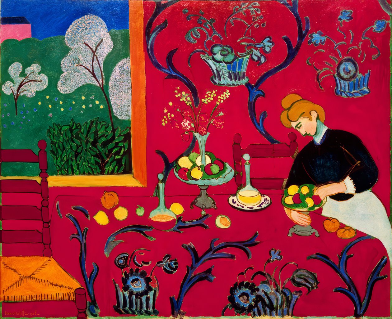 Red Room (Harmónia vörösben alkotó: Henri Matisse