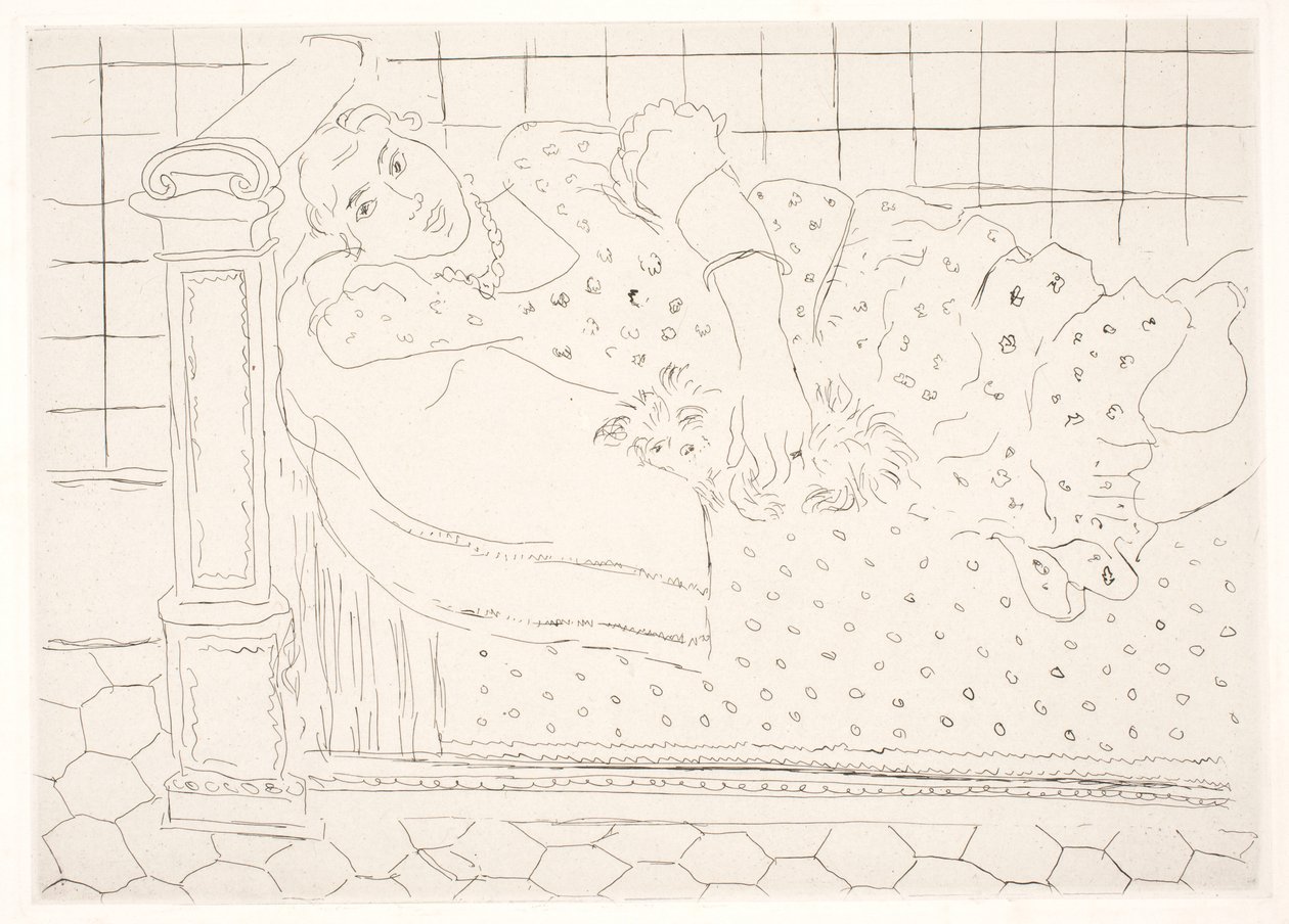 Pihenés, alak Gikával alkotó: Henri Matisse