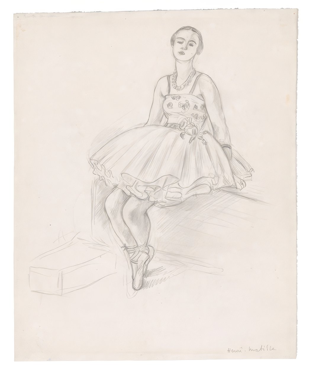 Ülő táncos alkotó: Henri Matisse