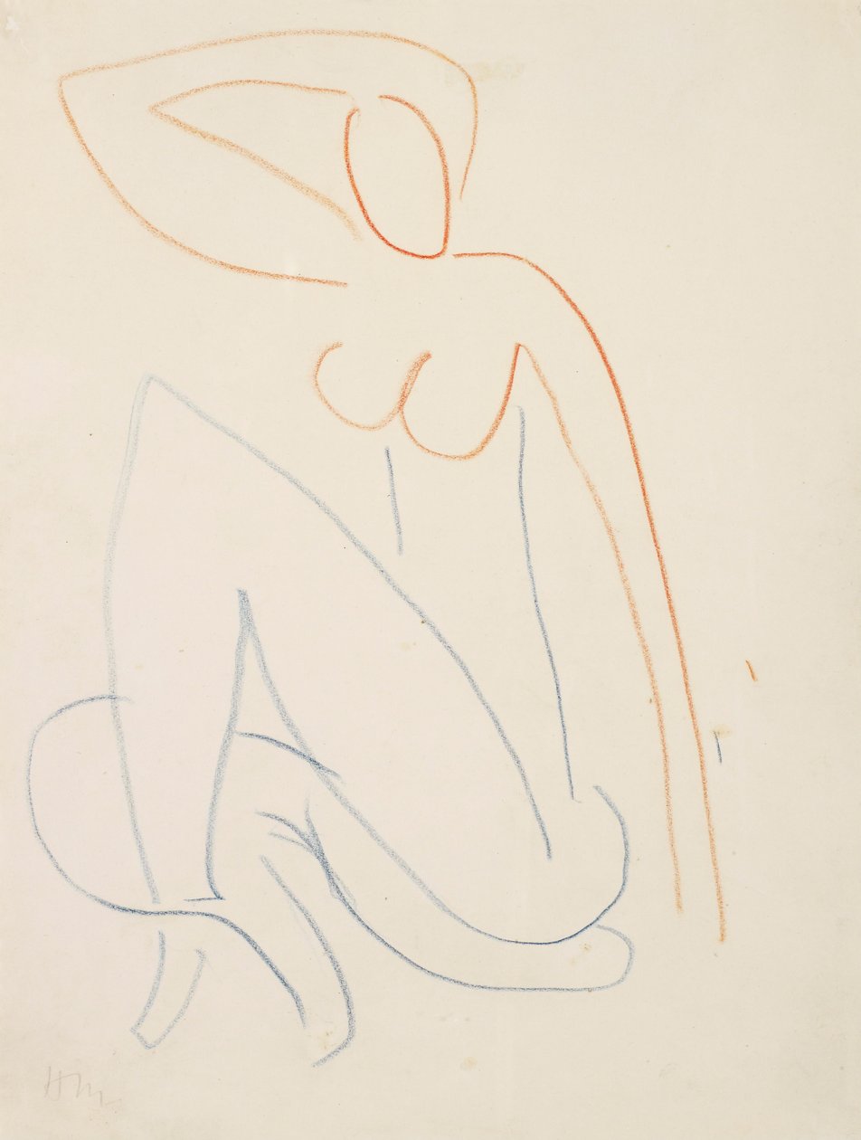 Ülő női alak alkotó: Henri Matisse
