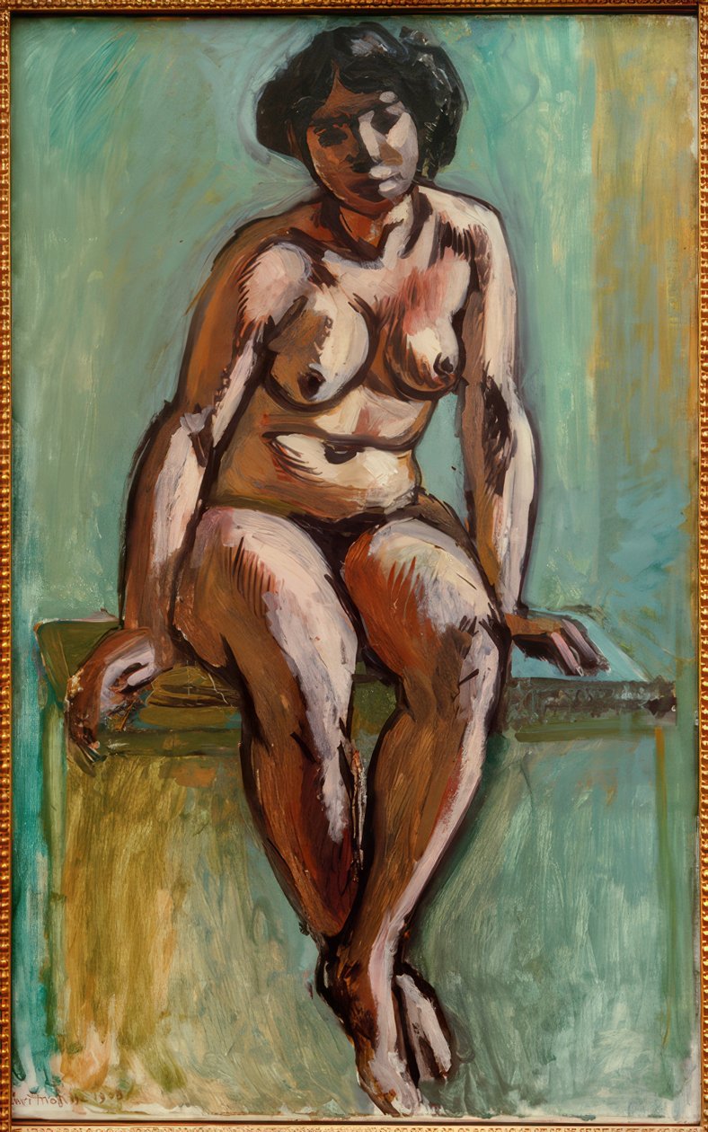Ülő akt alkotó: Henri Matisse