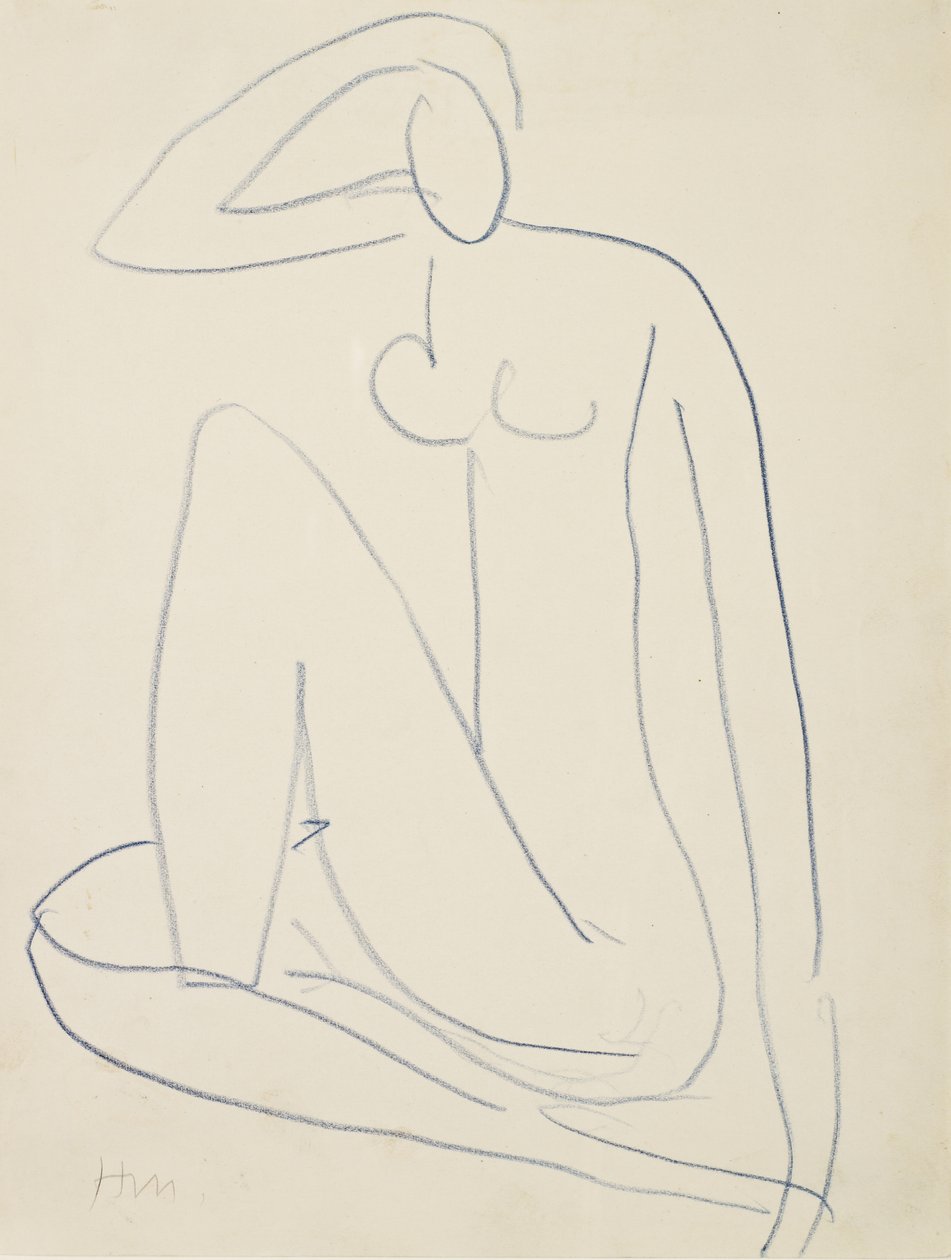 Ülő női alak alkotó: Henri Matisse