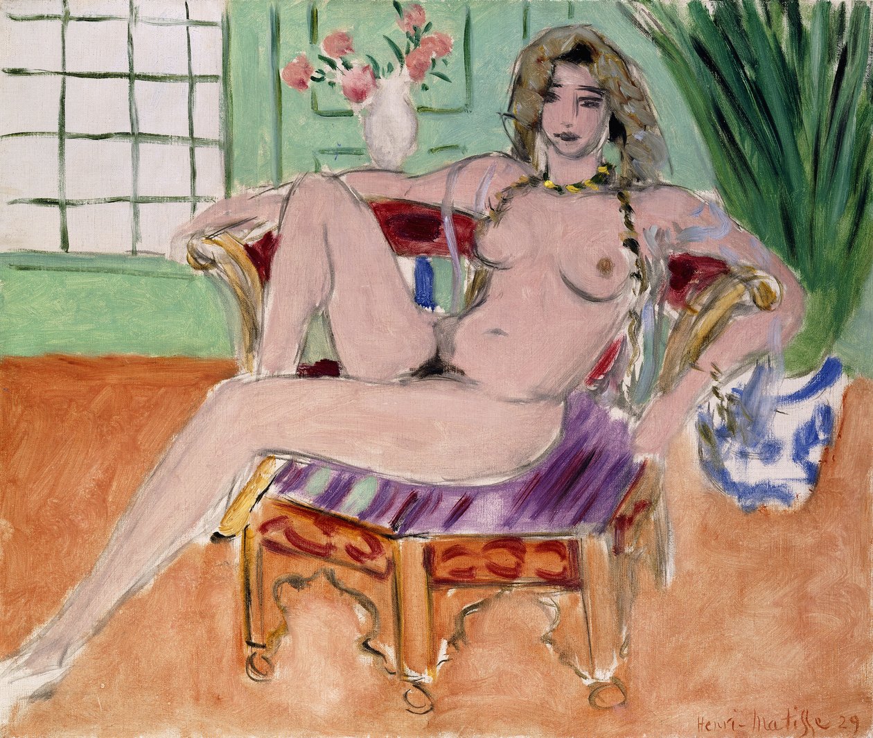 Ülő Odaliszk alkotó: Henri Matisse