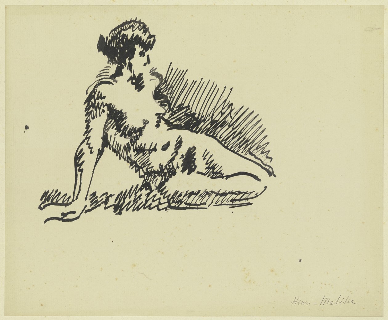 Ülő női akt alkotó: Henri Matisse