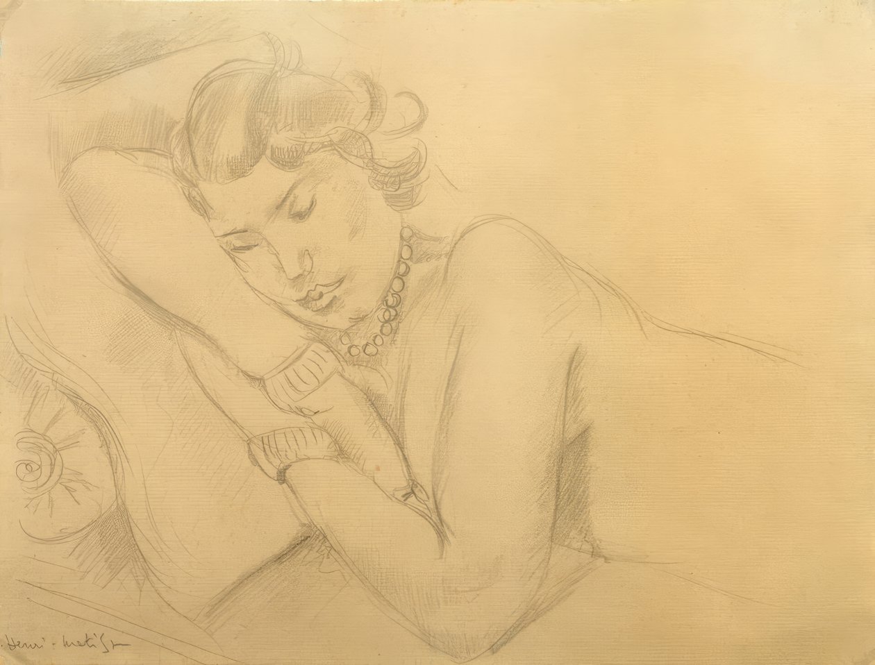 Sleeping Woman alkotó: Henri Matisse