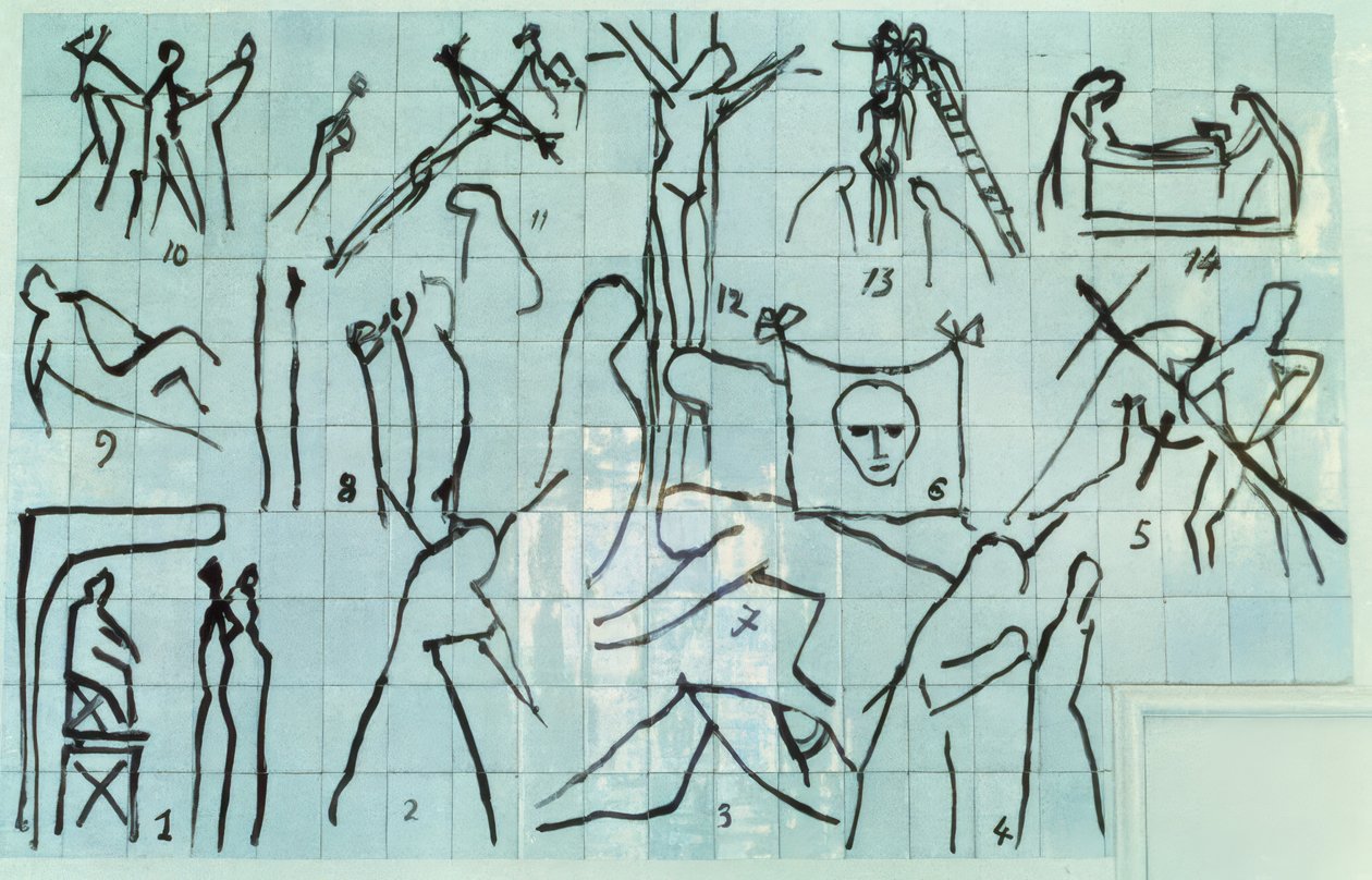 Krisztus keresztútjának állomásai alkotó: Henri Matisse