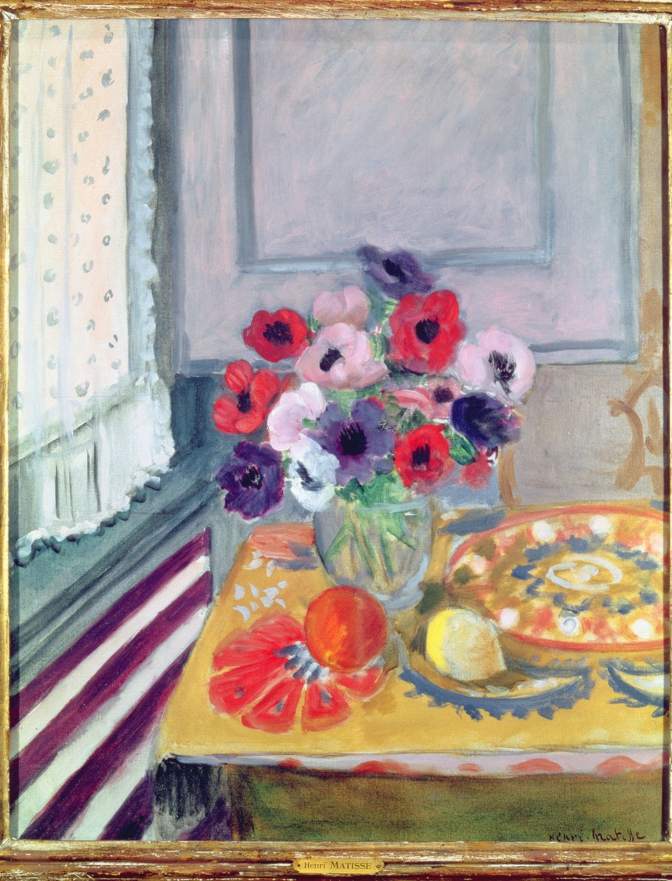 Csendélet anemónákkal alkotó: Henri Matisse