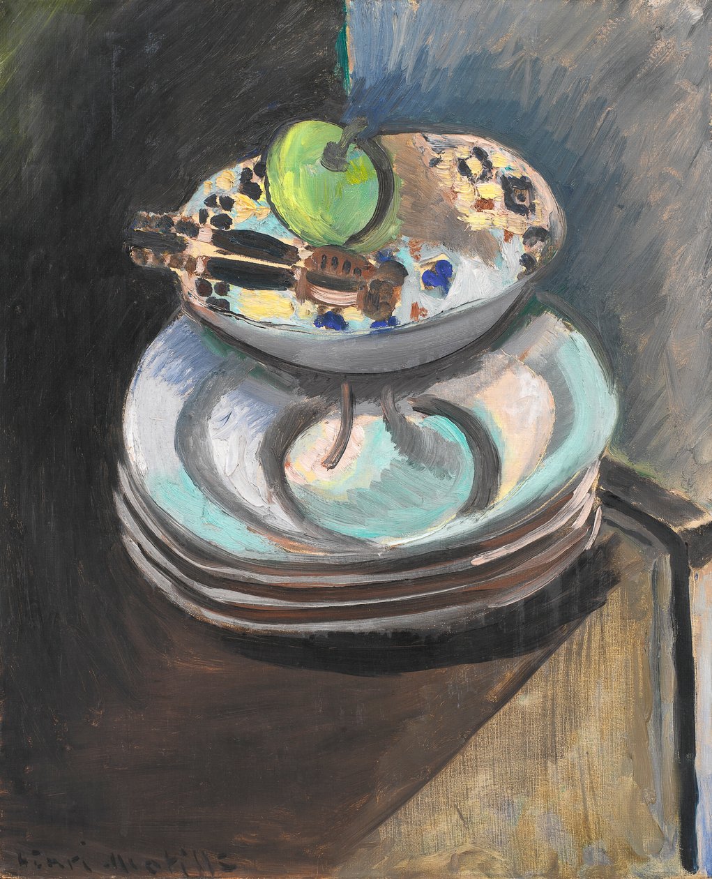 Csendélet diótörővel alkotó: Henri Matisse