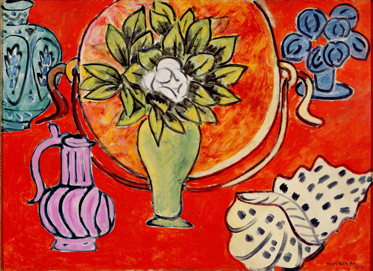 Csendélet magnóliával alkotó: Henri Matisse