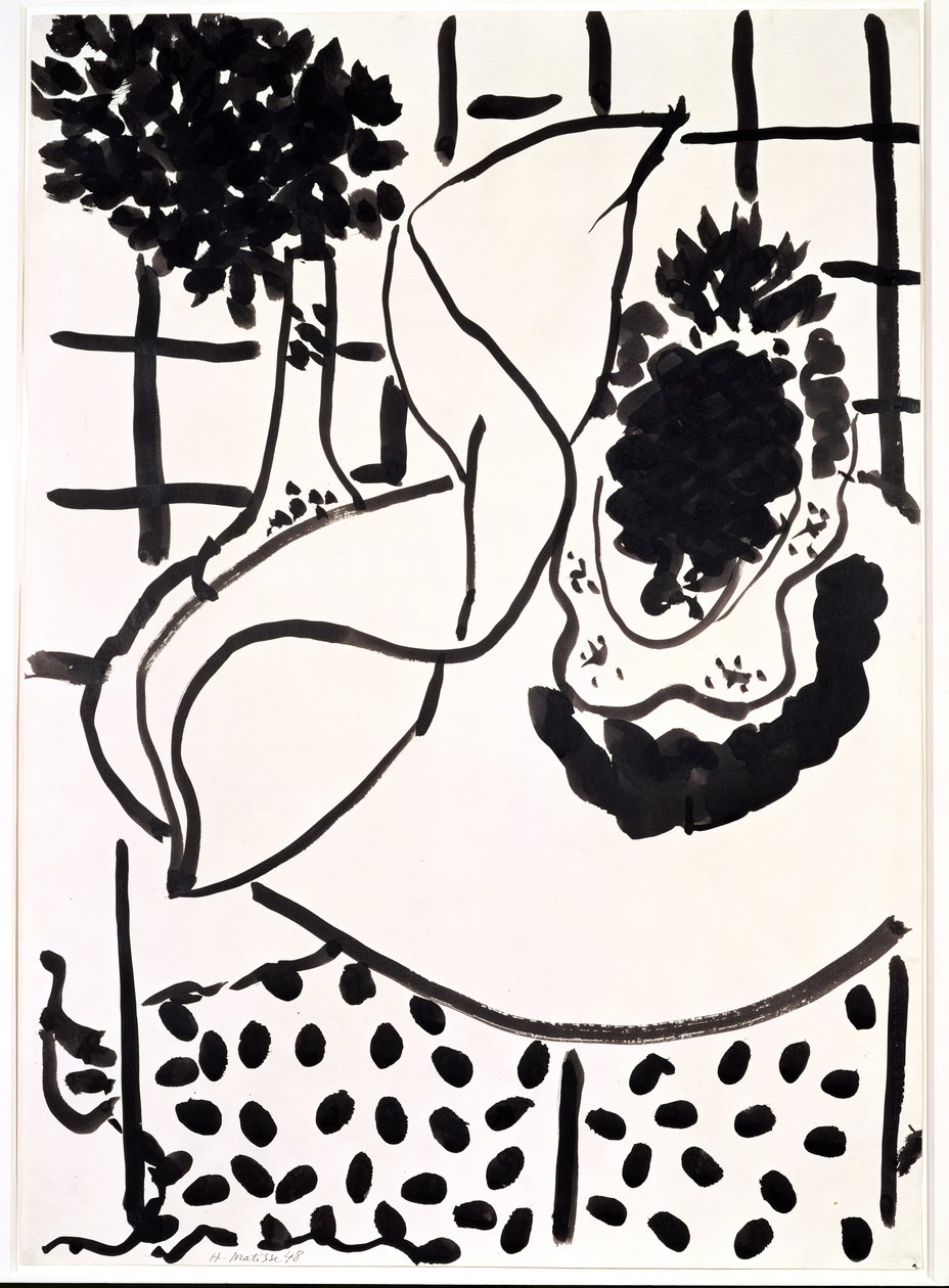 Csendélet ananásszal alkotó: Henri Matisse