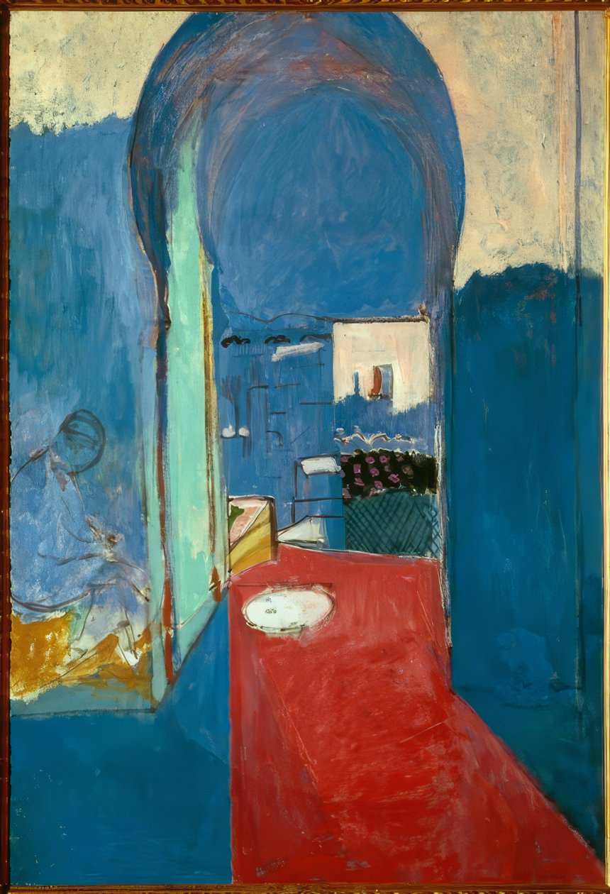 Tanger - A kasbah bejárata alkotó: Henri Matisse
