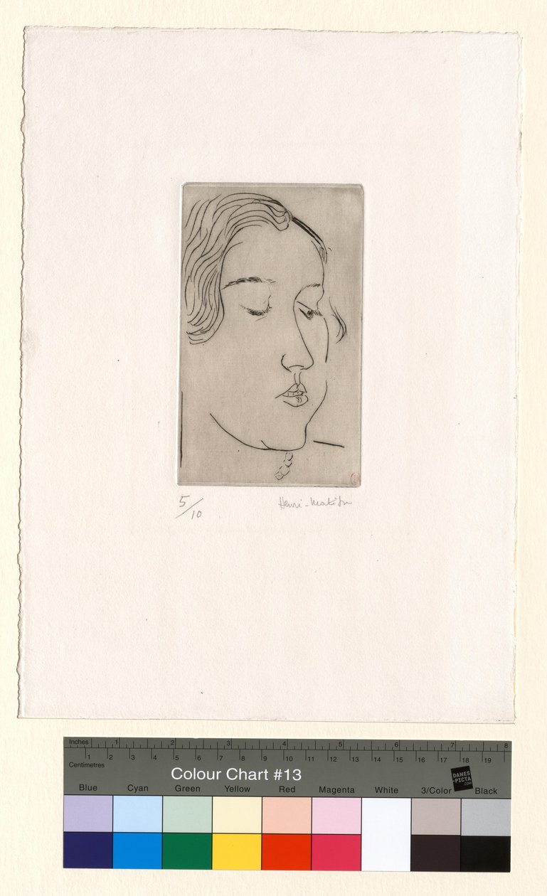 Jobb oldali háromnegyedes profil alkotó: Henri Matisse