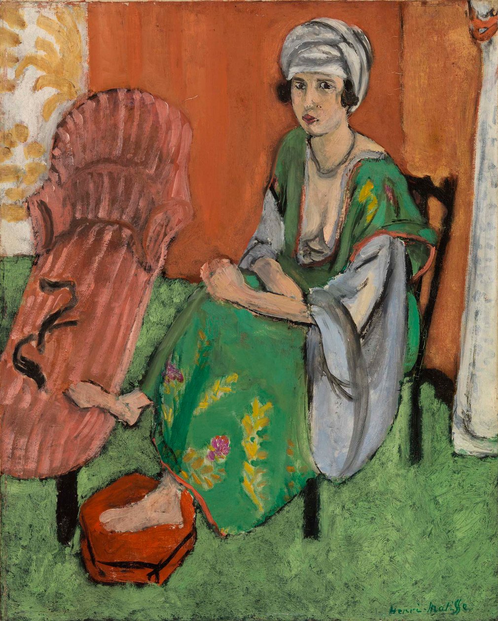 A zöld ruha (La Robe verte) alkotó: Henri Matisse