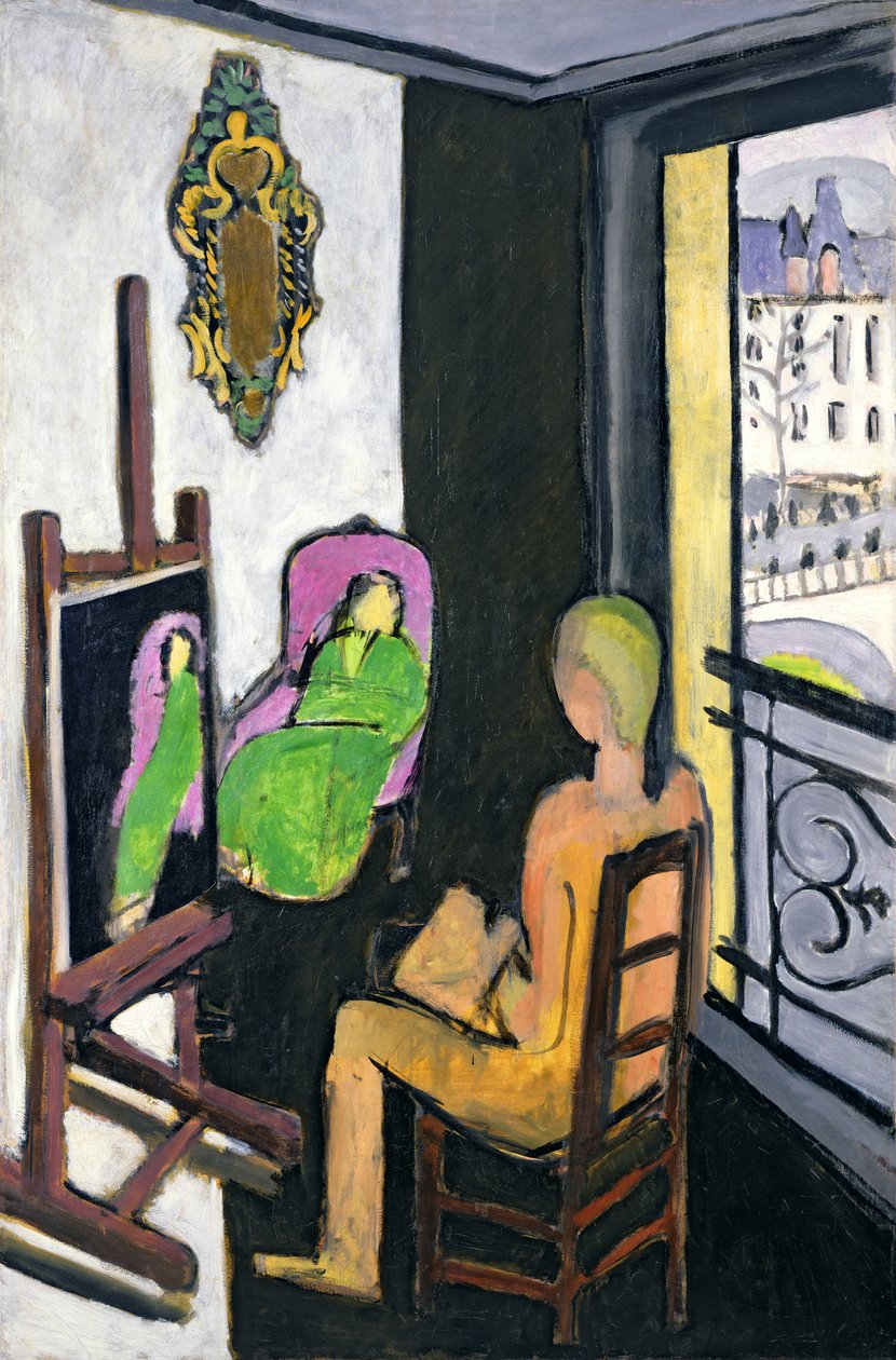 A festő és modellje alkotó: Henri Matisse