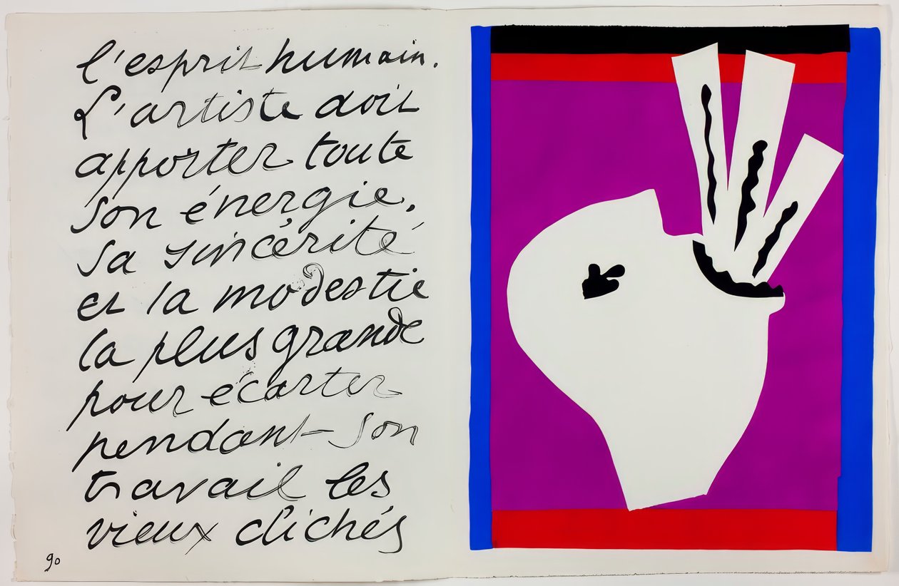 The Sword Swallower, a Jazzből alkotó: Henri Matisse