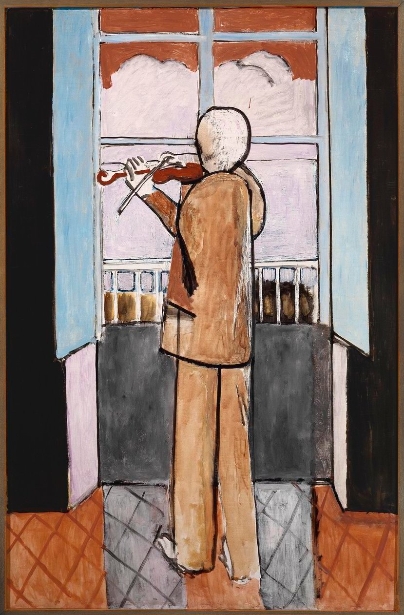 A hegedűs az ablaknál alkotó: Henri Matisse