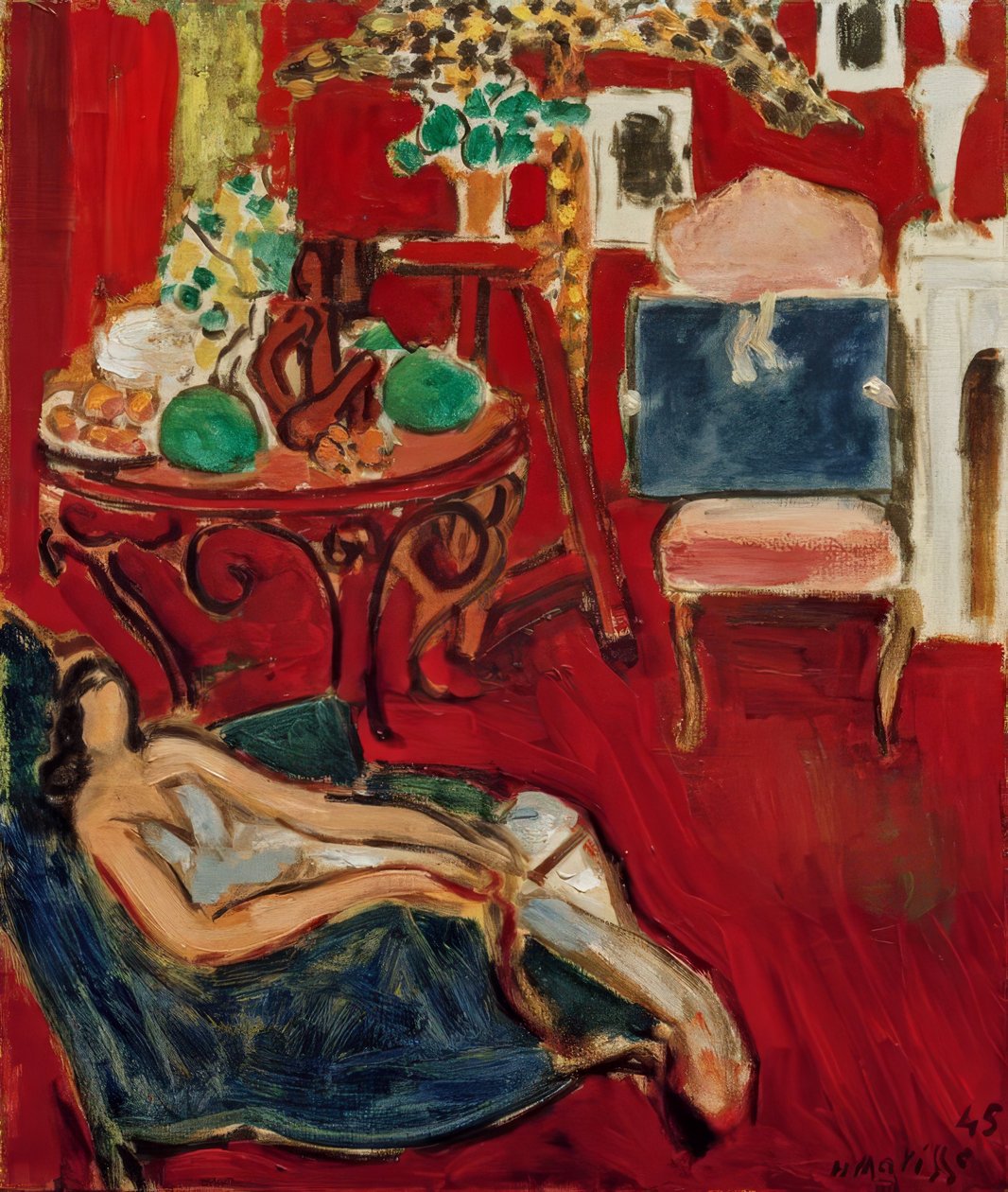 A kék művészeti mappa alkotó: Henri Matisse