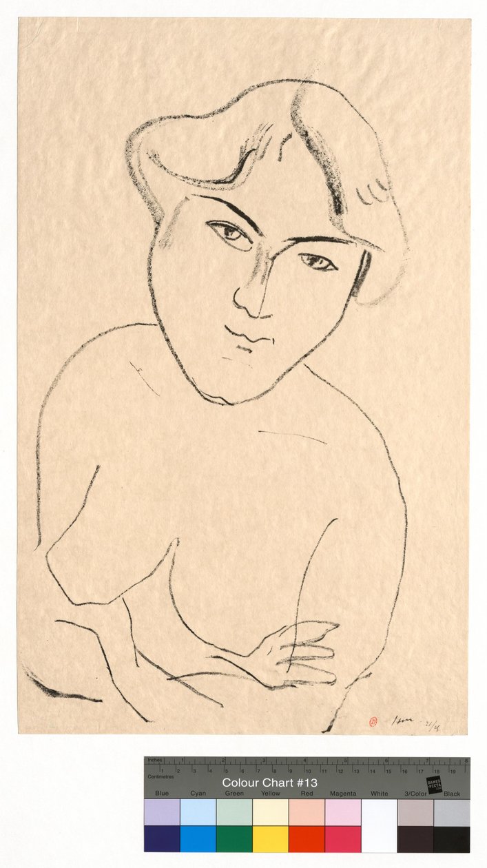 Törzs keresztbe tett karokkal alkotó: Henri Matisse