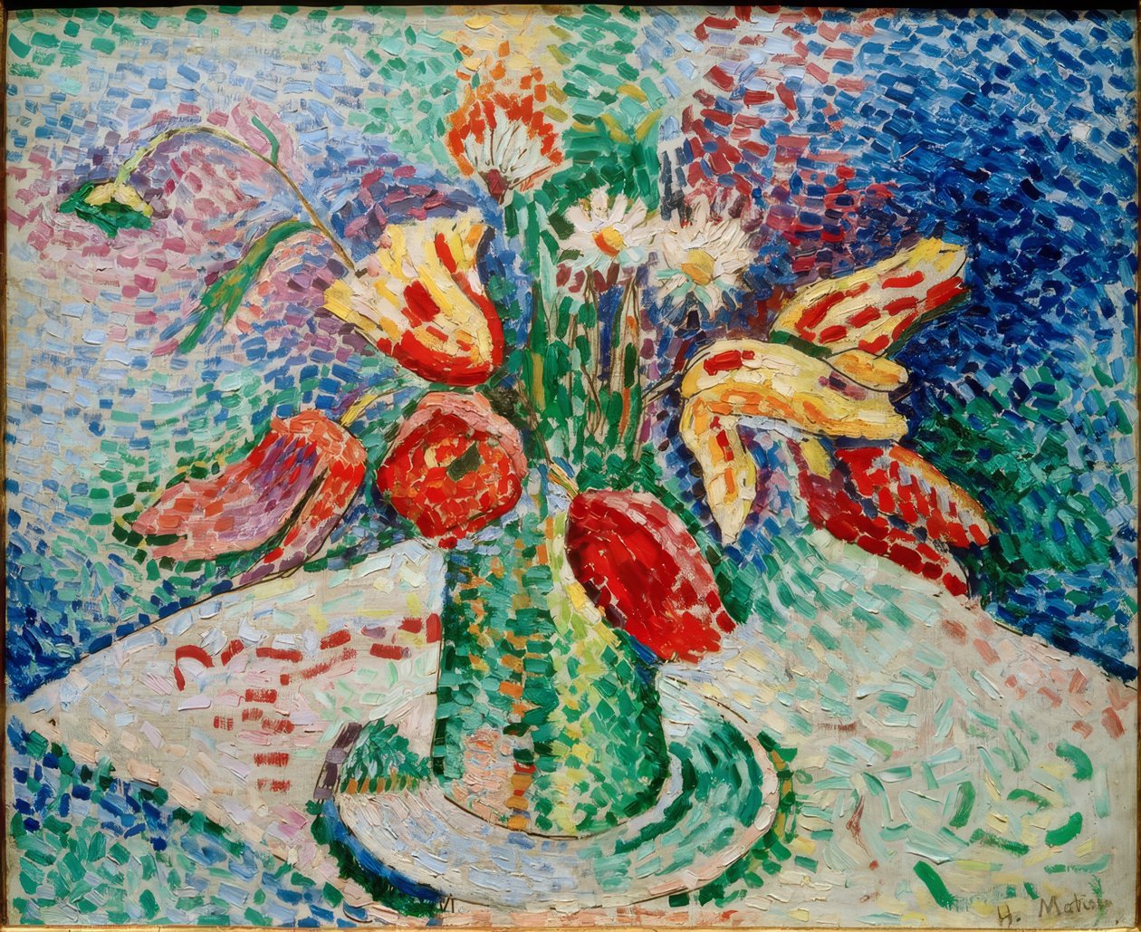 Tulipánok Papagájok alkotó: Henri Matisse