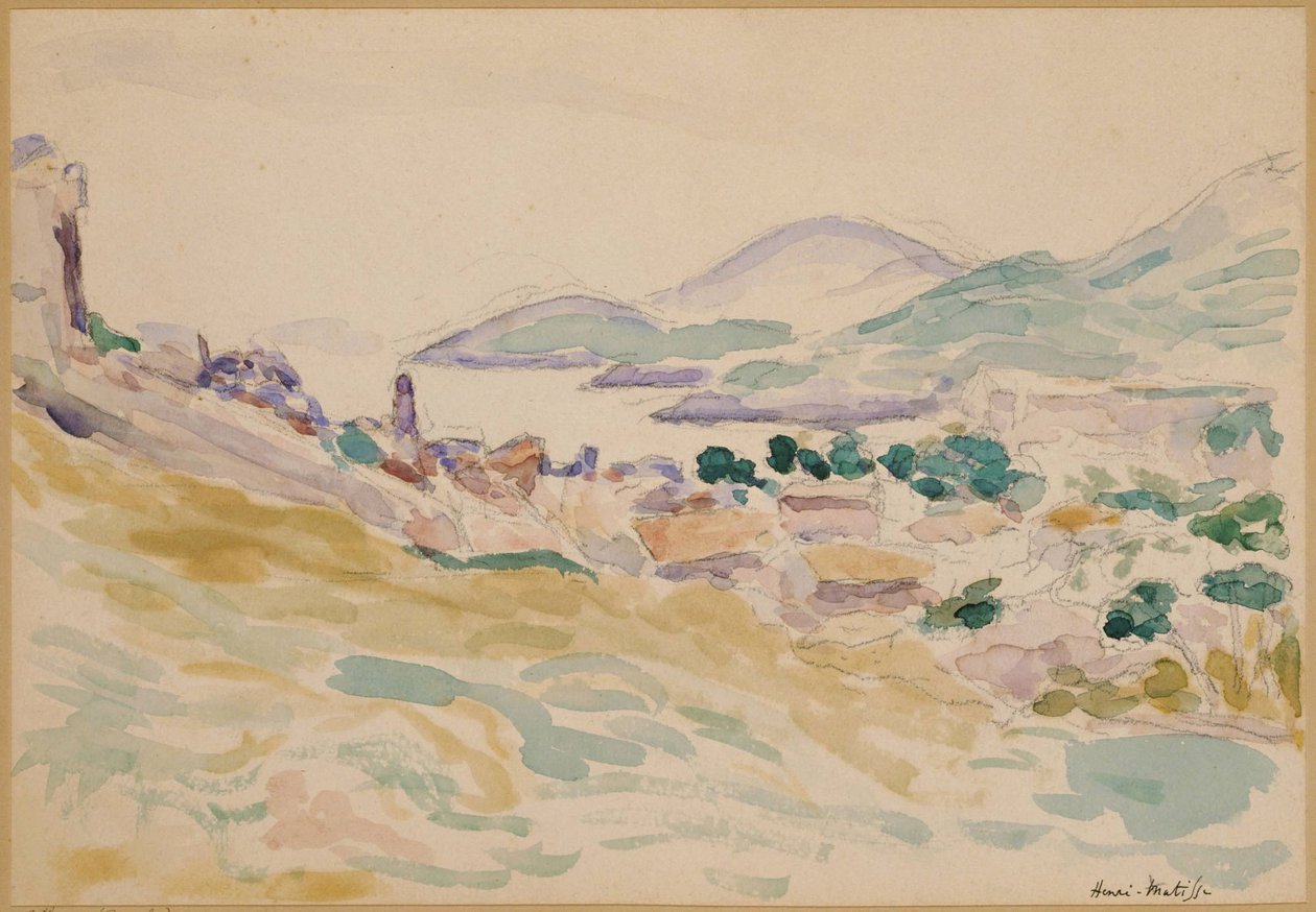 Kilátás Collioure-ra alkotó: Henri Matisse