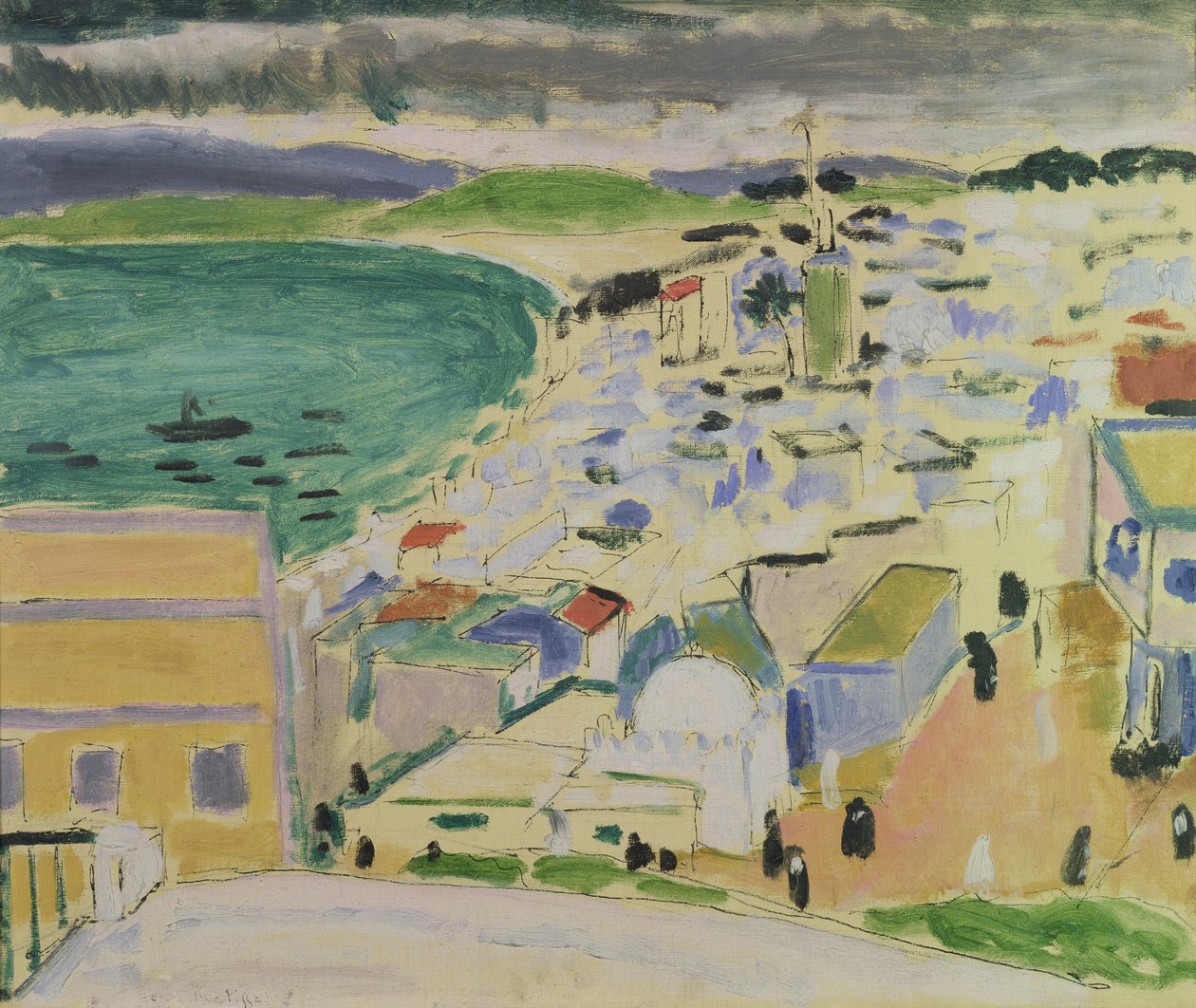 A Tanger-öböl látképe (olaj, vászon) alkotó: Henri Matisse