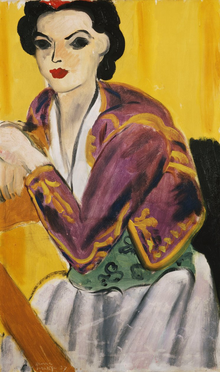 Ibolya boleró 1937 (olaj, vászon) alkotó: Henri Matisse
