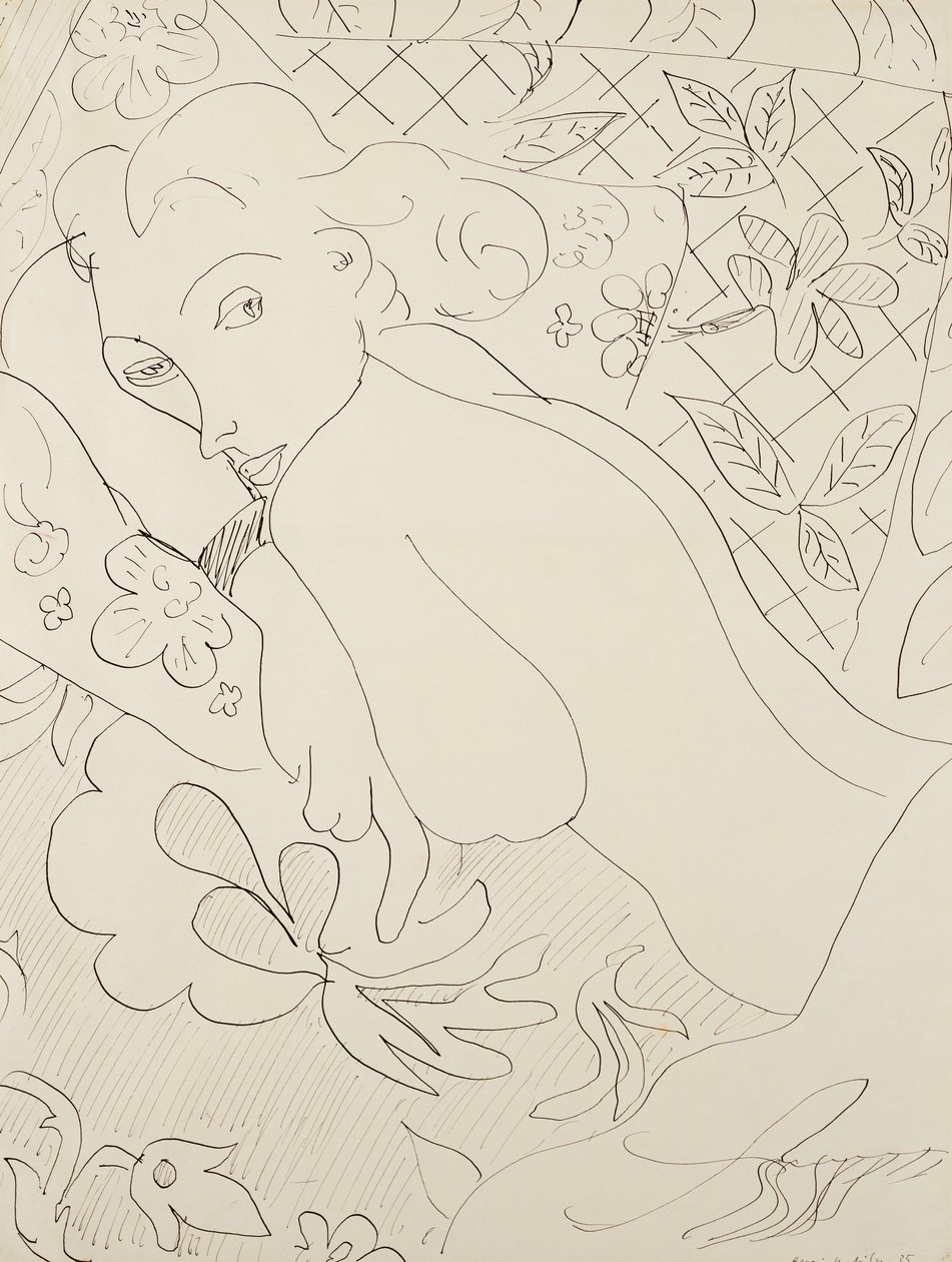 Nő hazudik alkotó: Henri Matisse