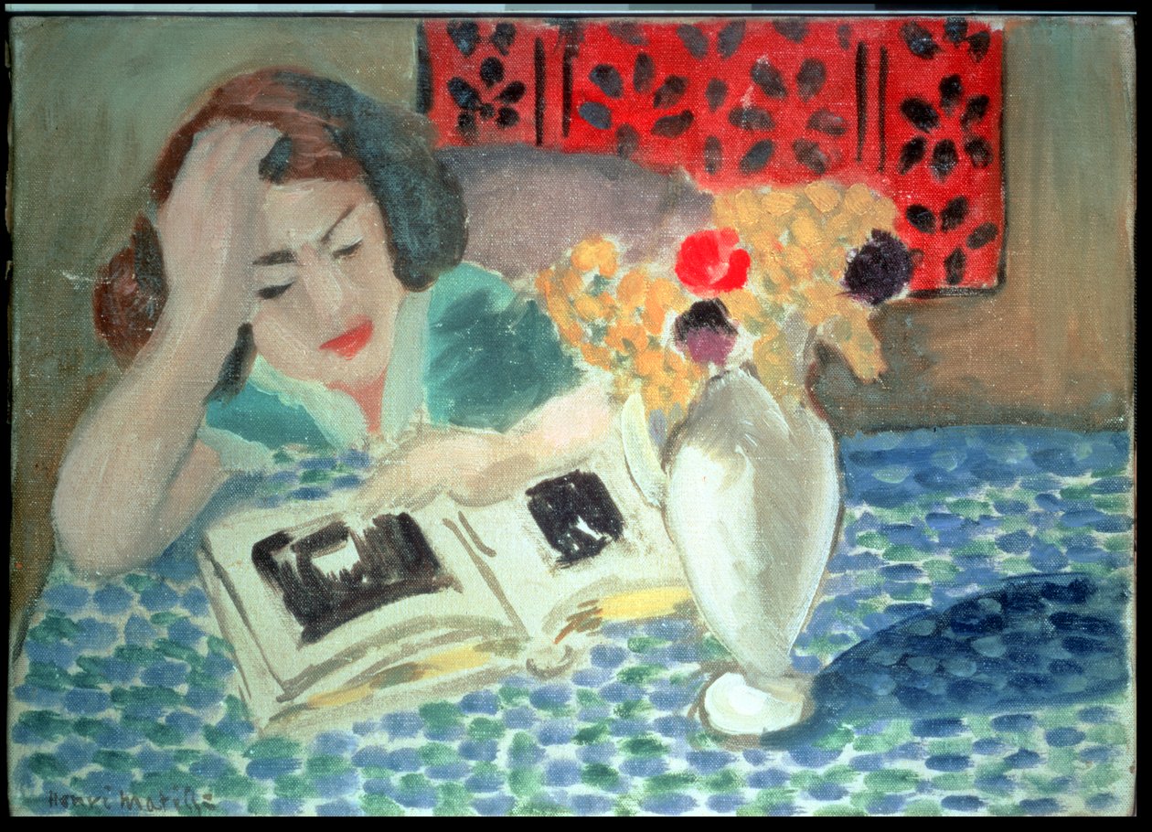 Női felolvasás (La Lecture) alkotó: Henri Matisse