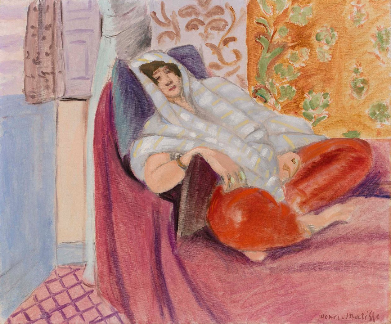 Nő fekvő nő alkotó: Henri Matisse