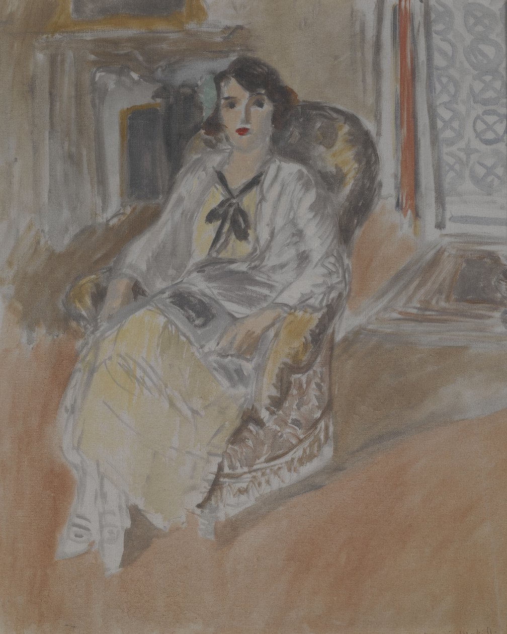 Fotelben ülő nő, 1922 körül (olaj, vászon) alkotó: Henri Matisse