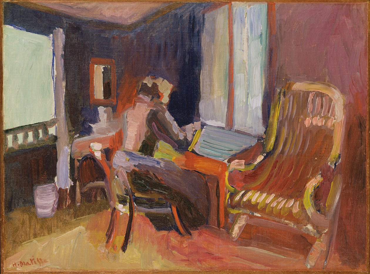 Nő egy belső térben alkotó: Henri Matisse