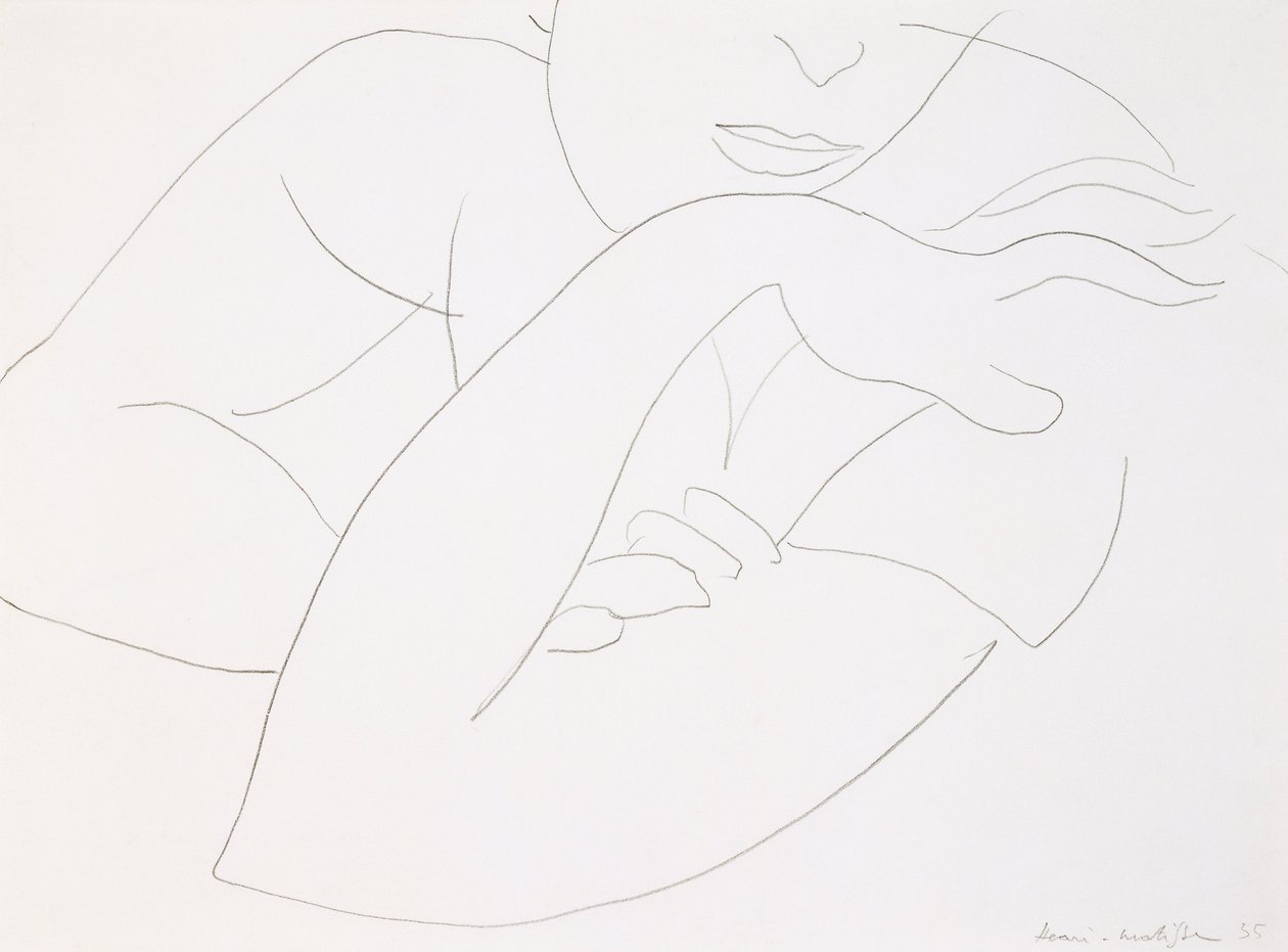 Nő keresztbe tett karokkal alkotó: Henri Matisse