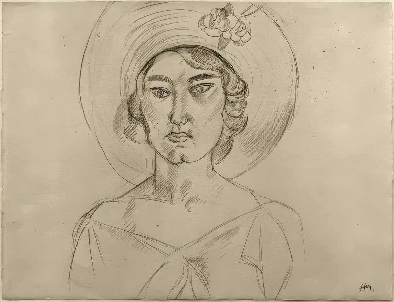 Nő kalapos alkotó: Henri Matisse