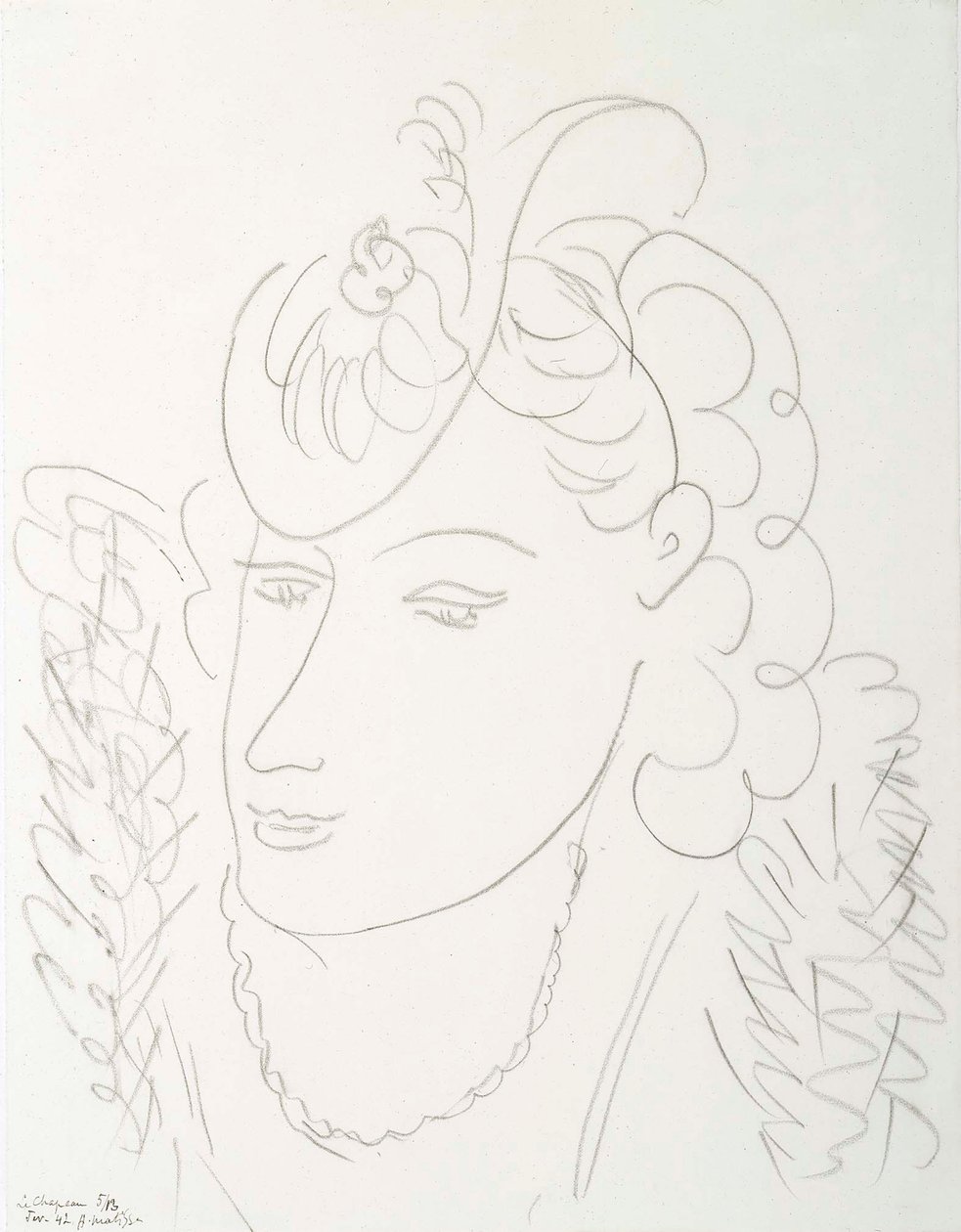Kalapos nő alkotó: Henri Matisse