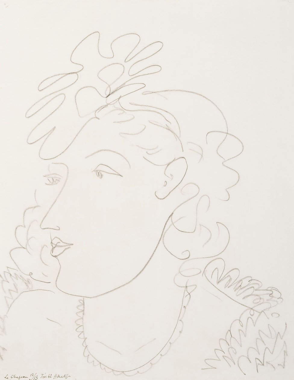 Nő kalappal alkotó: Henri Matisse