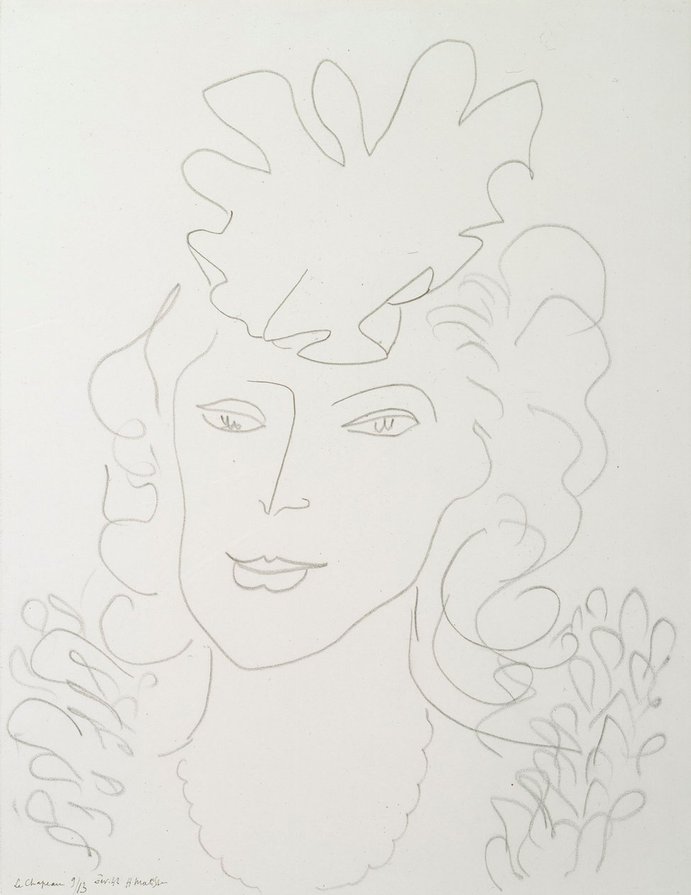 Nő kalappal alkotó: Henri Matisse