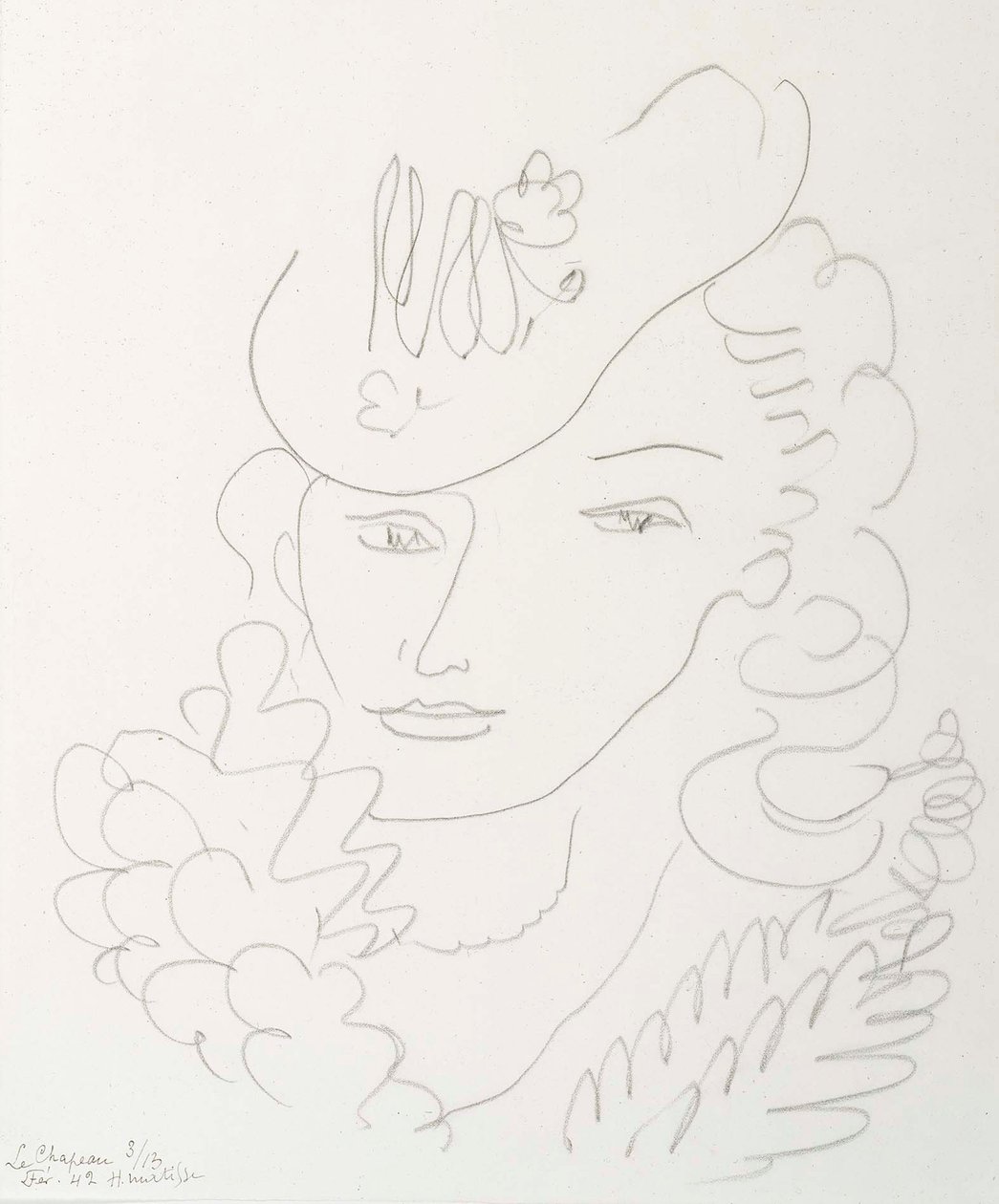 Nő kalappal alkotó: Henri Matisse