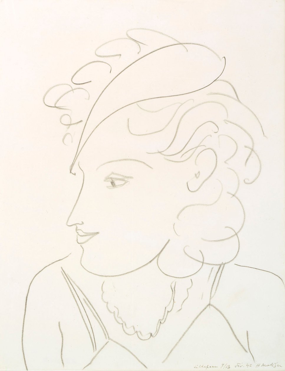 Nő kalappal alkotó: Henri Matisse