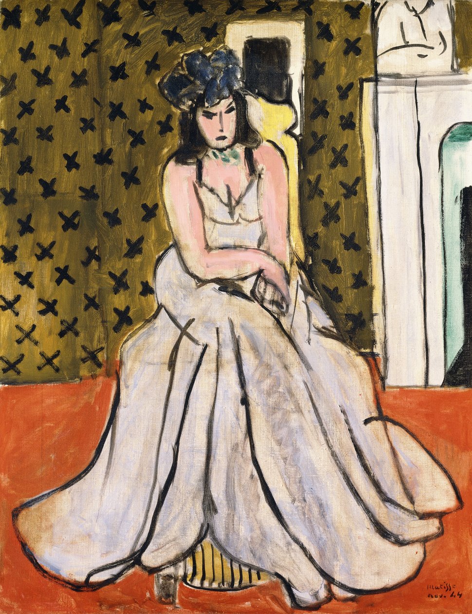 Nő kék kalapban alkotó: Henri Matisse