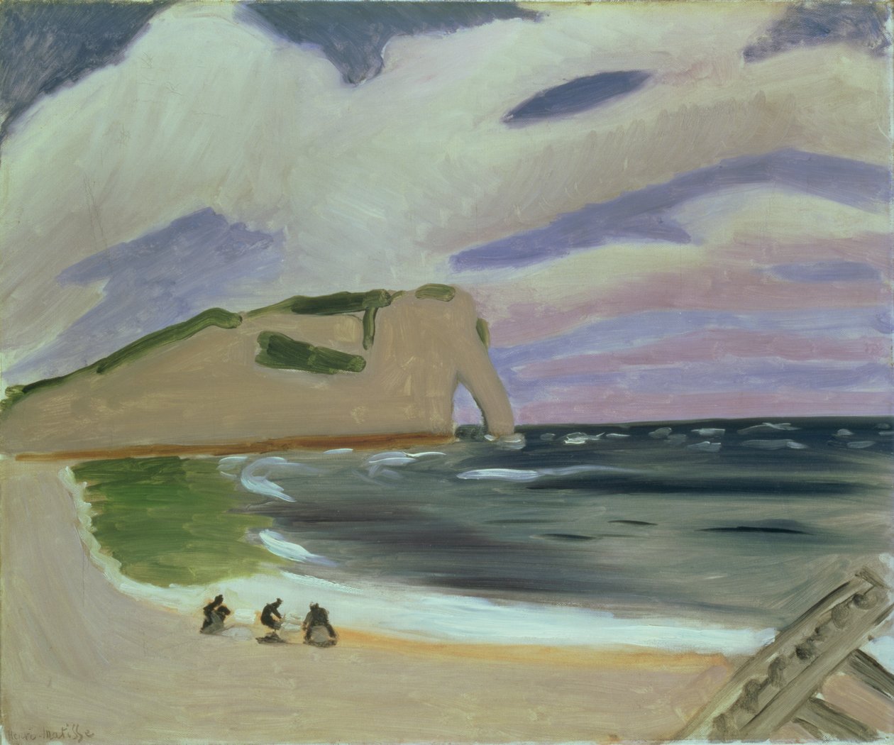 Nők a tengerparton, Etretat alkotó: Henri Matisse