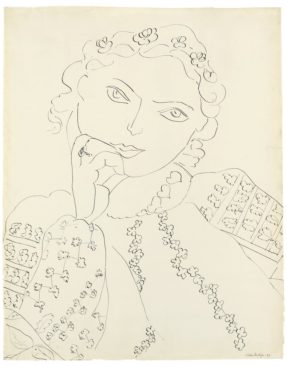 Fiatal lány alkotó: Henri Matisse
