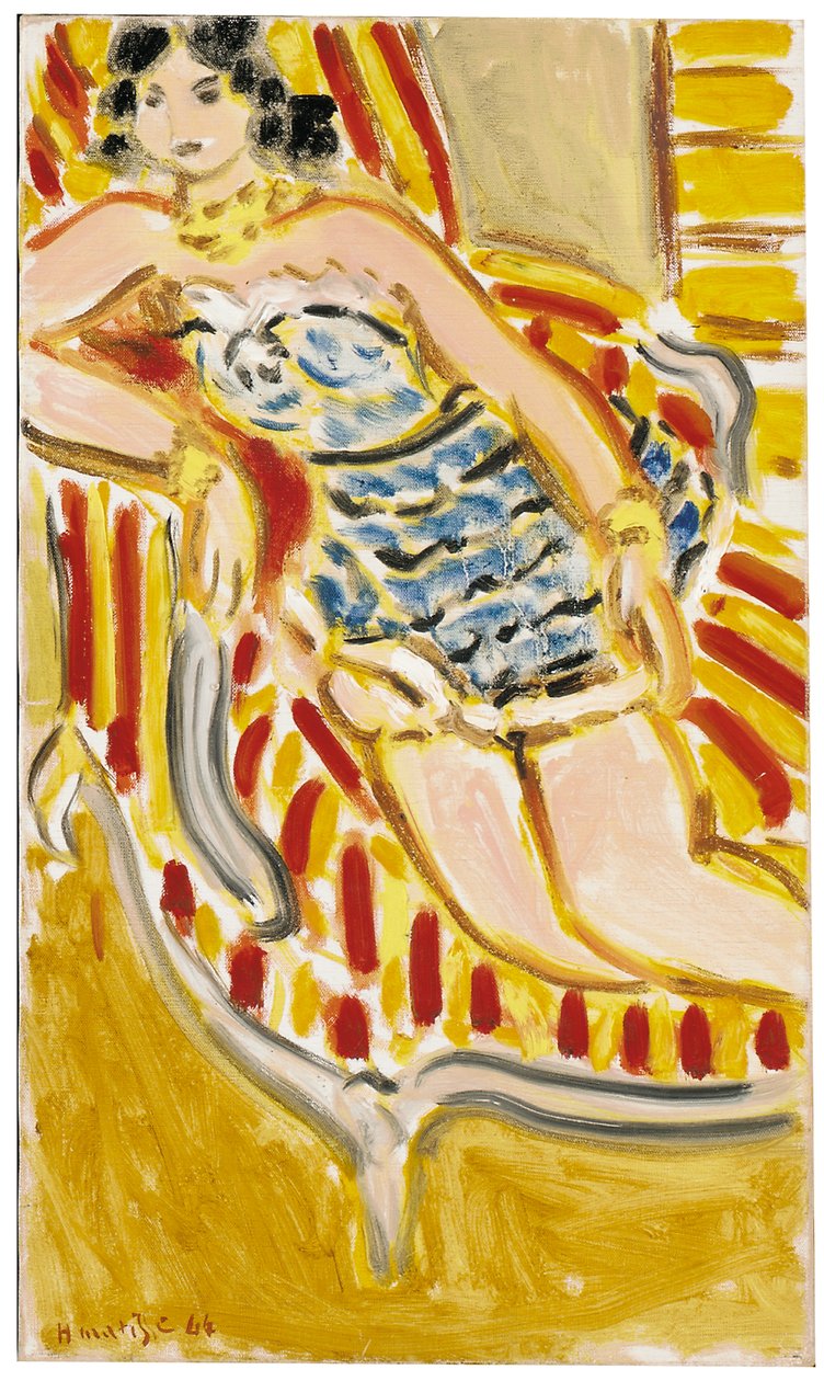 Fiatal nő egy kanapén alkotó: Henri Matisse