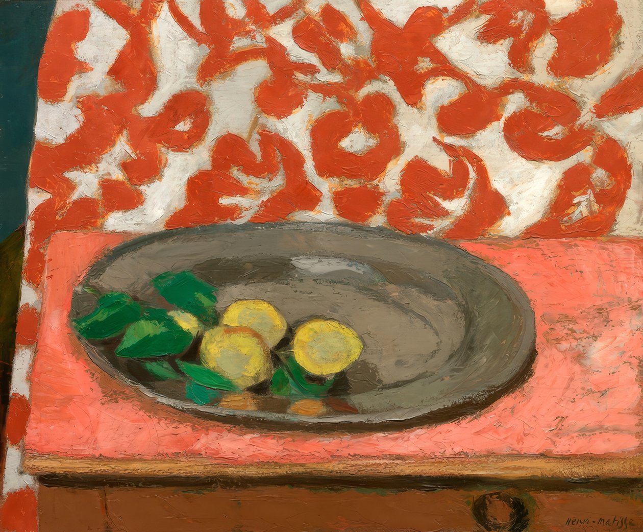 Citrom óntányéron alkotó: Henri Matisse