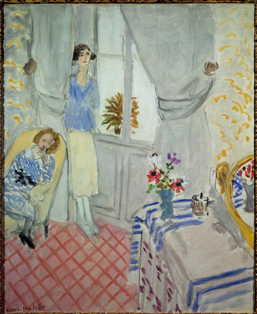le boudoir 1921 (olaj, vászon) alkotó: Henri Matisse