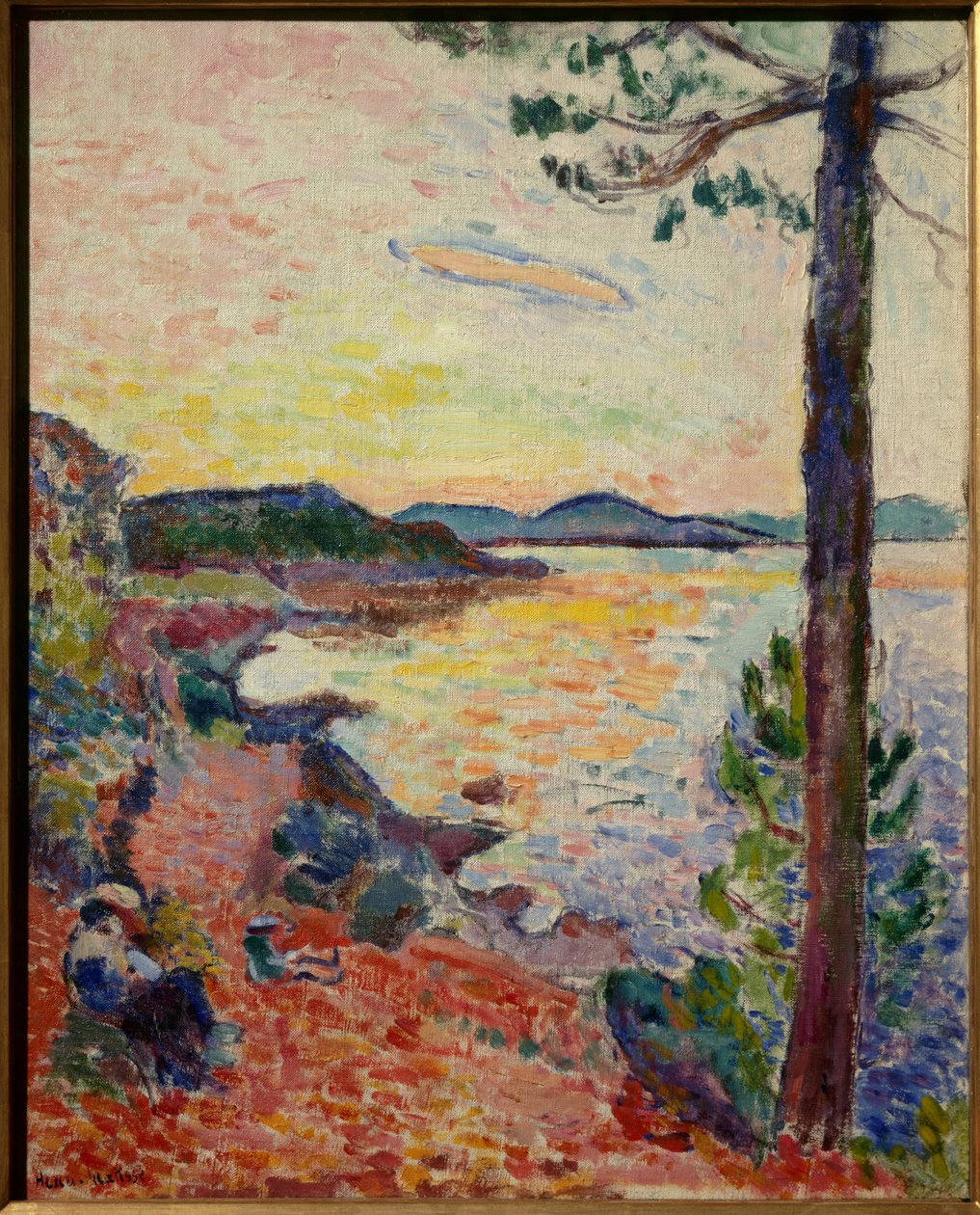 le gouter golfe de saint tropez 1904 (olaj, vászon) alkotó: Henri Matisse